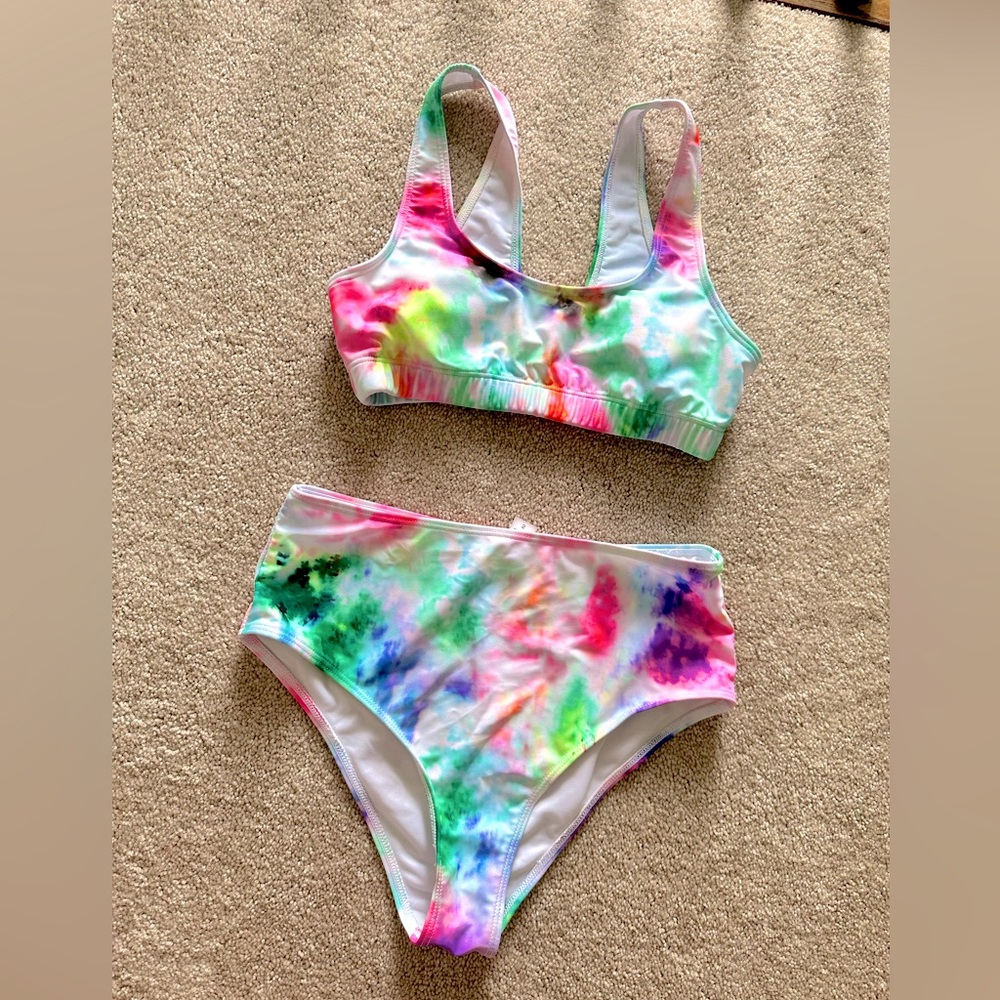 Tye Dye Bikini Size Small Top and Bottom